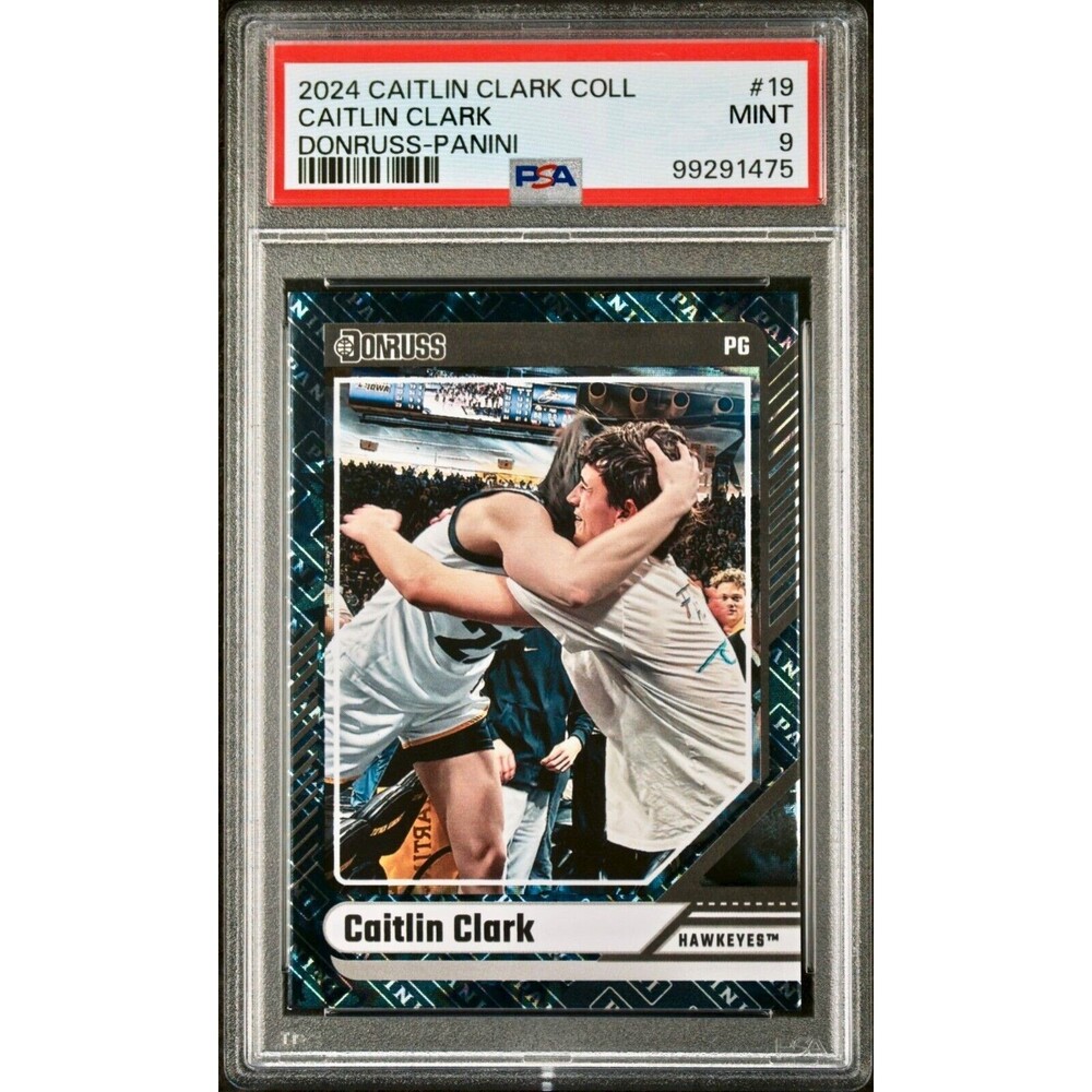 Caitlin Clark 2024 Panini Donruss Parallel #19 Basketball Card PSA 9 Mint